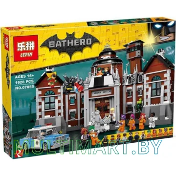 Конструктор Lepin 07055 Лечебница Аркхэм (1628 деталей)